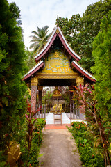 It's Vat Xienhgtong, one of the Buddha complexes in Luang Prabang which is the UNESCO World Heritage city