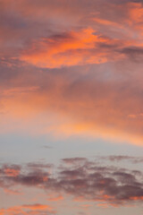 Roter Abendhimmel 