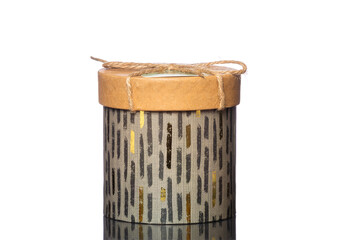 Colorful gift box with a lid