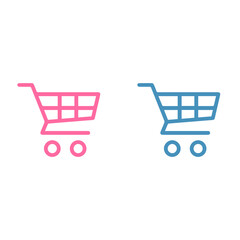 Shopping Cart Icon. Vector shopping cart Icon. Shopping cart illustration for web, mobile apps. Shopping cart trolley icon vector EPS 10