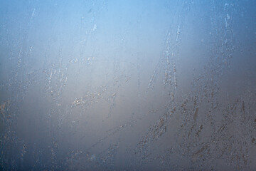 Obraz premium frost on a glass background