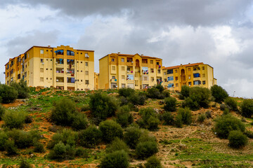 Fototapeta na wymiar Nature and architecture of Algeria