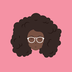 Black and Beautiful Woman of Color, Professional Black Woman Character Cartoon, Human Being, Person Vector Illustration Background