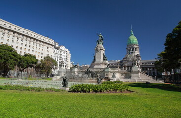 Congress Square in Buenos Aires City