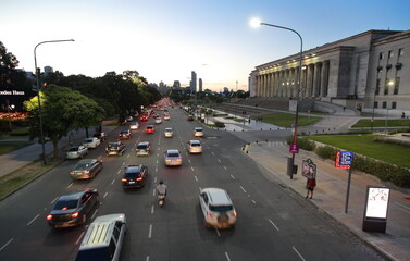 Streets of Buenos Aires City