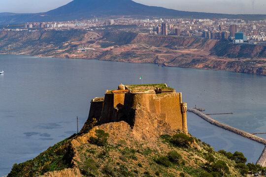 Santa Cruz fort of Oran, a coastal city of Algeria