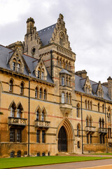 Fototapeta na wymiar Meadow building of the Christ Church college, Oxford, England. Oxford is known as the home of the University of Oxford