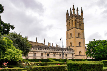 Obraz premium Chapel of Merton College, Oxford, England. Oxford is known as the home of the University of Oxford