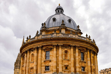 Obraz premium Radcliffe Camera, Oxford, England. Oxford is known as the home of the University of Oxford