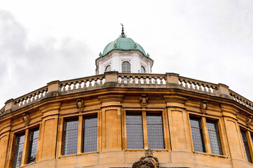 Sheldonian Theatre, Oxford, England. Oxford is known as the home of the University of Oxford