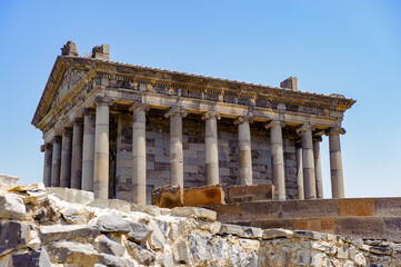 Fototapeta premium It's Temple of Garni, a first century Hellenic temple near Garni, Armenia. UNESCO World heritage site