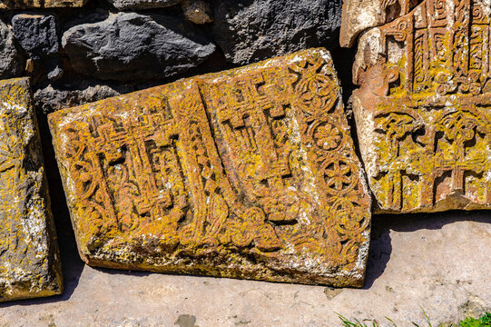It's Stones near the Sevanavank (Sevan Monastery), a monastic complex located on a shore of Lake Sevan in the Gegharkunik Province of Armenia