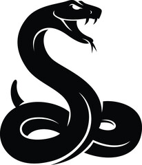 Silhouette of rattle Snake