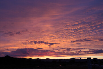 Obraz premium 美しい夕焼け空