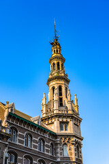 Fototapeta na wymiar It's Architecture of the Old Town of Antwerpen, Belgium