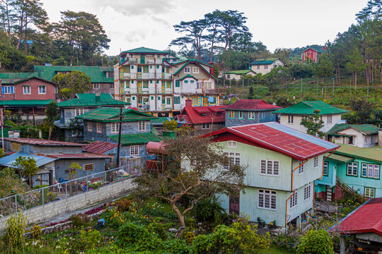 Evenig view of Sagada at Luzon island, Philippines