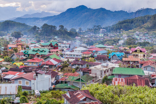 Evenig view of Sagada at Luzon island, Philippines