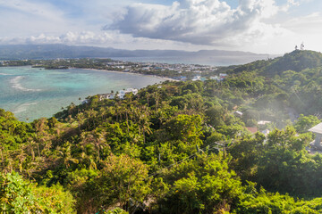 Aerial view of Boracay island, Philippines