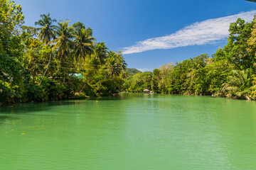 View of Loboc river on Bohol island, Philippines