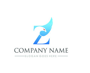 Z Eagle company logo design
