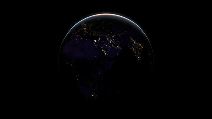 3D planet abstract wallpaper background