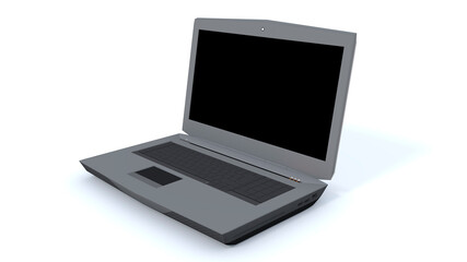 3D  laptop abstract wallpaper background