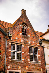 It's Medieval houses in Historic Centre of Bruges, Belgium. part of the UNESCO World Heritage site