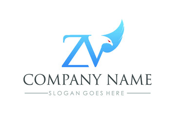 Z V Eagle logo for company