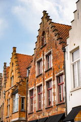 Fototapeta na wymiar It's Architecture of the Historic Centre of Bruges, Belgium. part of the UNESCO World Heritage site