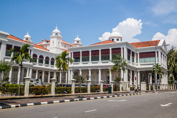 Fototapeta na wymiar Penang High Court building in George Town, Malaysia