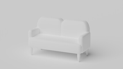 3d low poly furniture 