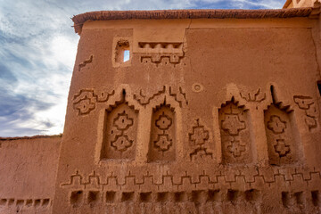 Ancient Citadel-city of Ourzazate, World Heritage Site in Morocco, Africa. 