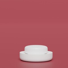 3D mock up cosmetic container