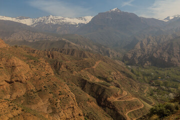 View of Alamut valley in Iran