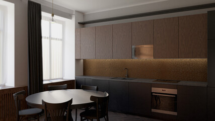 3D render room