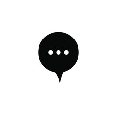 Icon bubble speech design template