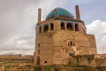 Dome of Soltaniyeh (Tomb of Oljeitu) in Zanjan province, Iran