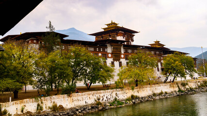 Punakha Dzong, the administrative centre and the seat of the Government of Bhutan until 1955