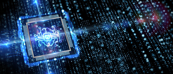 Internet of things - IOT concept. Businessman offer IOT products and solutions.