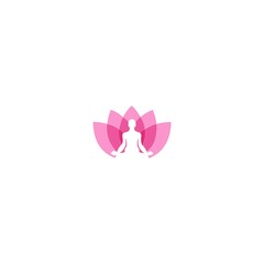 Obraz na płótnie Canvas yoga logo