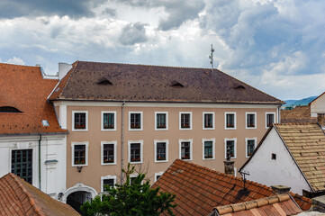 Fototapeta na wymiar It's Small touristic city called Szentendre, Hungary