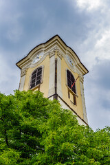 It's Clock tower on the central square, Szentendre, Hungary