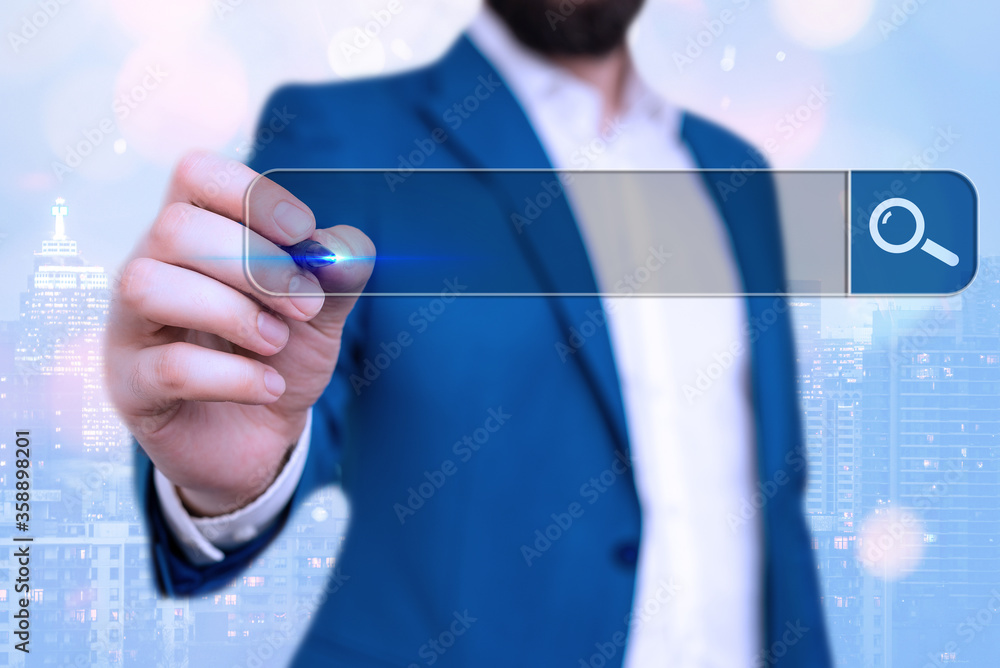 Aufkleber web search digital information futuristic technology network connection