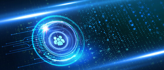 Business, Technology, Internet and network concept. Human Resources HR management recruitment employment headhunting concept.