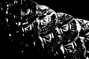 Grunge black and white abstract distress background or texture.