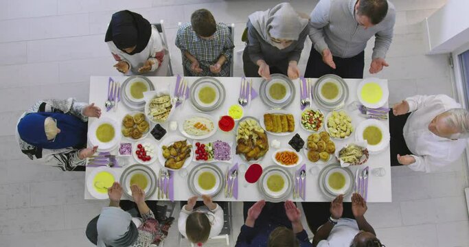 Ramadan dinner with family