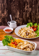 Fried squid with garlic