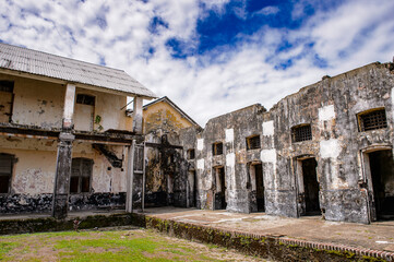 Fototapeta na wymiar Prison in Saint Laurent du Maroni, French Guiana, South America
