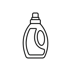 Plastic bottle of detergent 