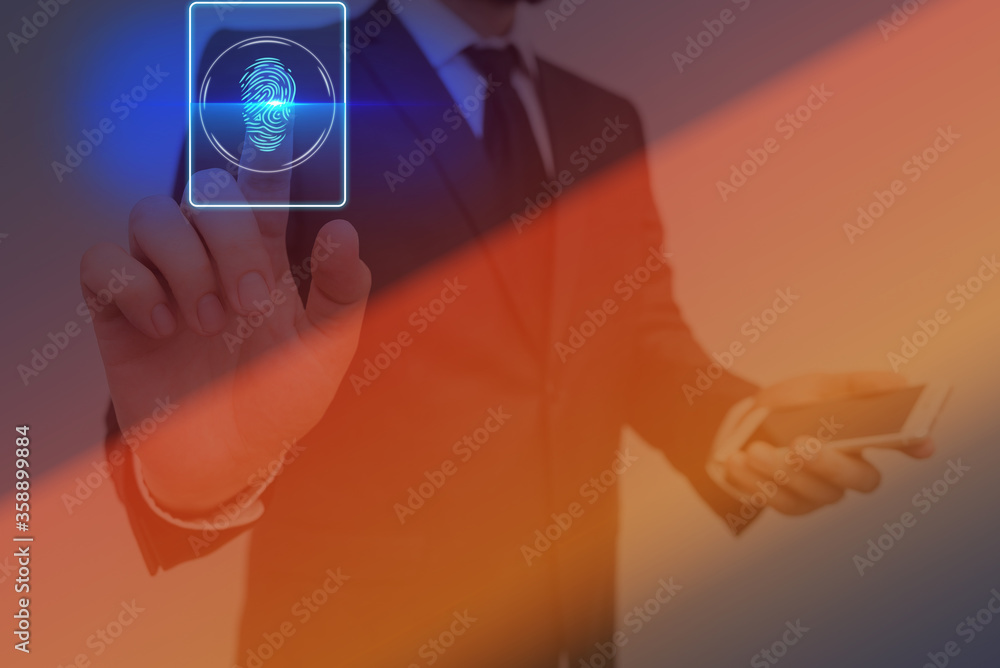 Poster information digital technology network connection infographic elements icon